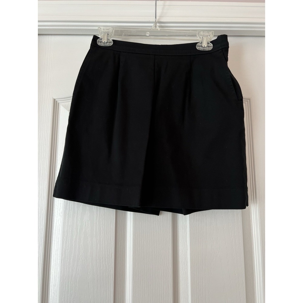 Jacobson's Womens Size 10 Black Shorts Side Zip Preppy Resort‎ Medium